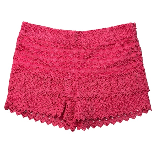 LOFT Pants - LOFT Pink Lace The Riviera Short - size 14 NWT